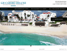 Tablet Screenshot of grcaribedeluxe.com